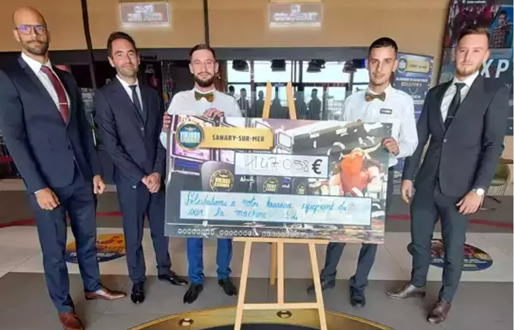 Chèque factice du gagnant record au Casino de Sanary-sur-Mer